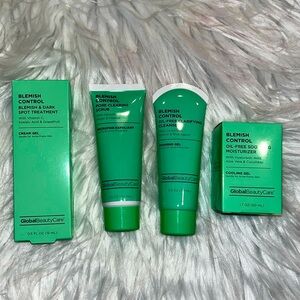 Global Beauty Blemish Control Skincare: Cleanser, Scrub, Treatment & Moisturizer